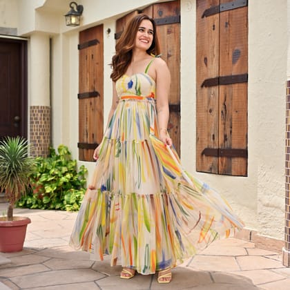 Musing In The Meadow Dress-XS