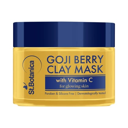 Goji Berry Clay Mask with Vitamin C, For Glowing Skin