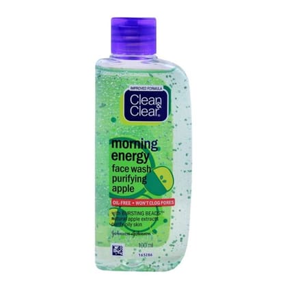 Clean  Clear Morning Energy Face Wash Purifying Apple 100ml