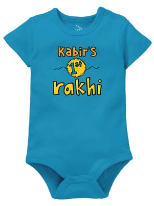 "Name" First Rakhi - Onesie-3-6 months
