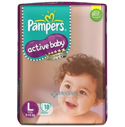 Pampers Active Baby Diaper Large