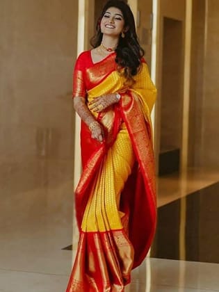 Woven Design Zari Banarasi Saree