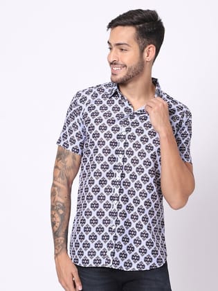 Classic Fit Ethnic Motifs Printed Casual Shirt