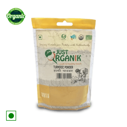 Just Organik Turmeric Powder, 100 gm Pouch