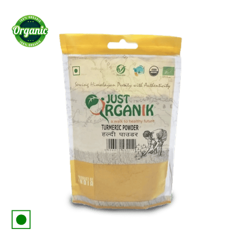 Just Organik Turmeric Powder, 100 gm Pouch
