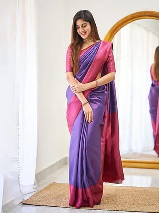 Woven Design Ethnic Motifs Zari Designer Kanjeevaram Saree