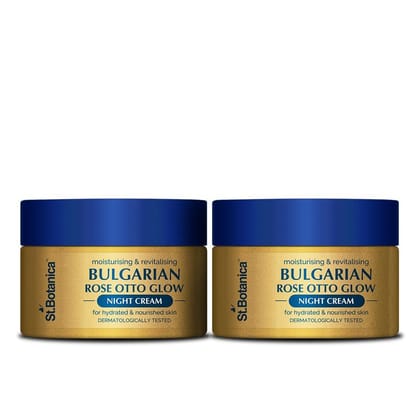 Bulgarian Rose Glow Night Cream (Pack of 2)