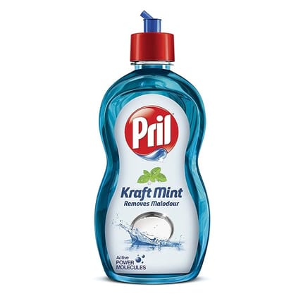 Pril Kraft Mint Dishwash Liquid 225 Ml