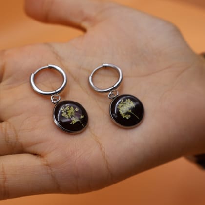 Danzō Earring (Brown)-Silver