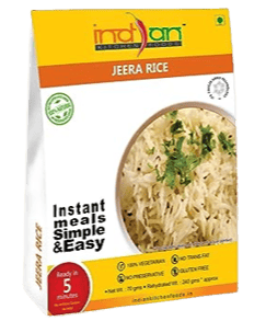 Indian Kitchen Foods Jeera Rice | Instant Vegetarian Meal