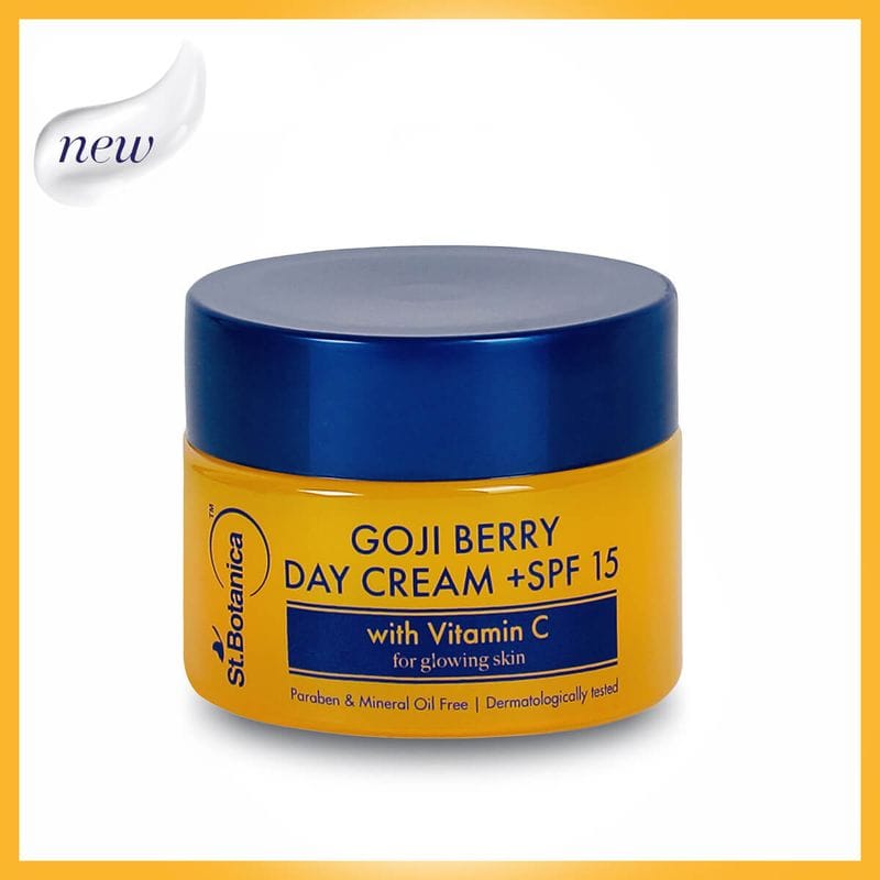 Goji Berry Day Cream with Vitamin C, For Glowing Skin, SPF 15