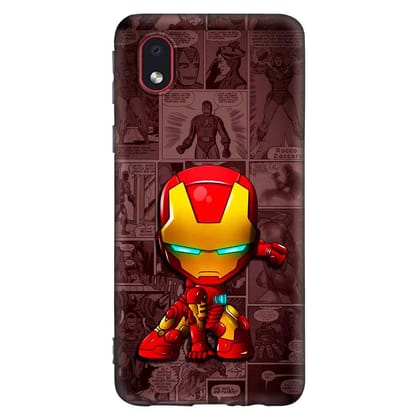 Iron Man  Samsung M01 CORE Premium Embossed Mobile cover