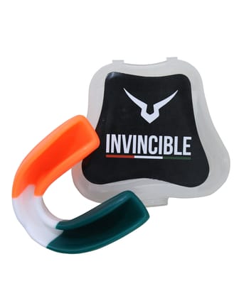 Invincible Authentic Pro Mouth Guard-Orange_White_Green