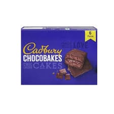 Cadbury Chocobakes Choc Layered Cakes 6 PIECE