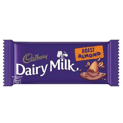 Cadbury Dairy Milk Roast Almond Chocolate Bar, 36 G