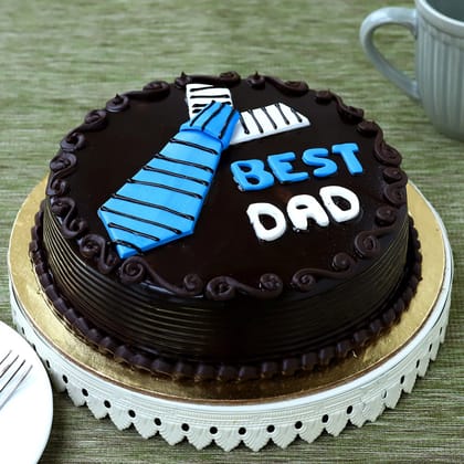 Best Dad Truffle Cake Eggless 1 Kg