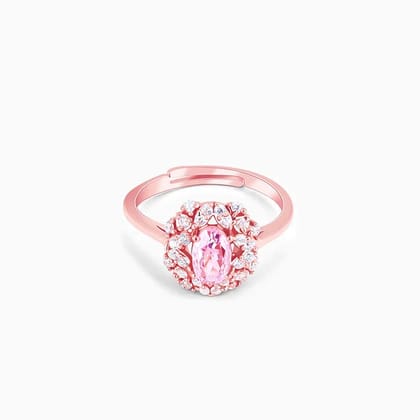 Rose Gold Our Love Is Alive Ring