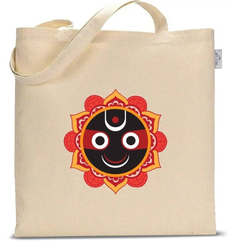 gift a joy Jagannath Tote bag Multipurpose Bag  (Beige, 10 L)