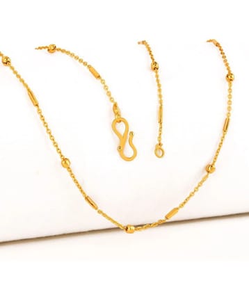 FASHION FRILL Gold Plated Brass Chain ( Pack of 1 ) - None