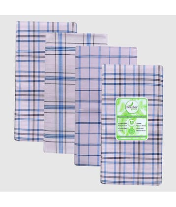 Feather Green - Multicolor Cotton Mens Lungi ( Pack of 4 ) - None
