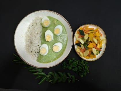 Green Egg-curry
