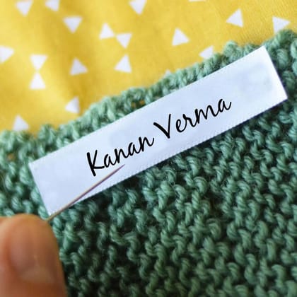 Sew On Fabric Labels for Clothing - Set of 50