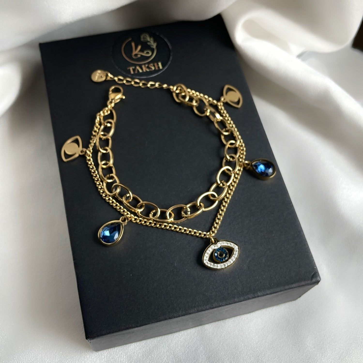 Evil eye Charm-Stainless Steel