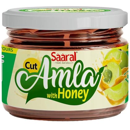 SAARAL Cut Amla With Honey, 250 g