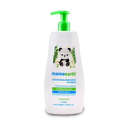 Mamaearth Moisturizing Lotion For Babies, 400 ml Bottle