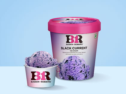 Black Currant Ice Cream (Factory Sealed 450ml)