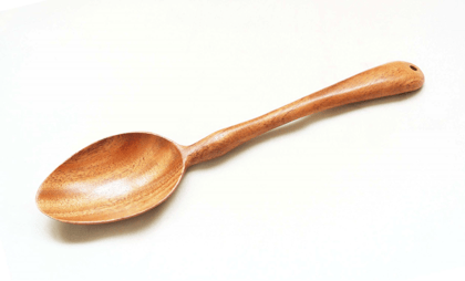 Agri Club Neem Wood Serving Spoon (10 Inch)