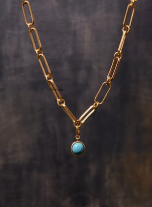 Vishuddhi Chakra Linked Necklace