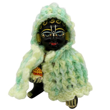 Woollen Hoodie for Laddu Gopal-Medium