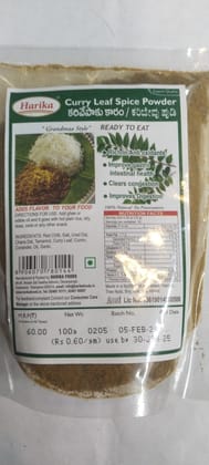 Harika curry leaf spice Powder 