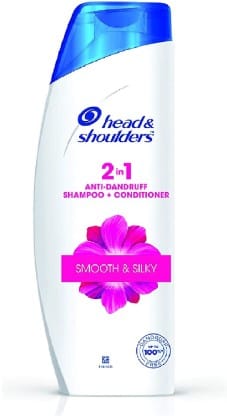 Head & Shoulders 2 In 1 Anti Dandruff Shampoo + Conditioner Smooth & Silks - 340 ml