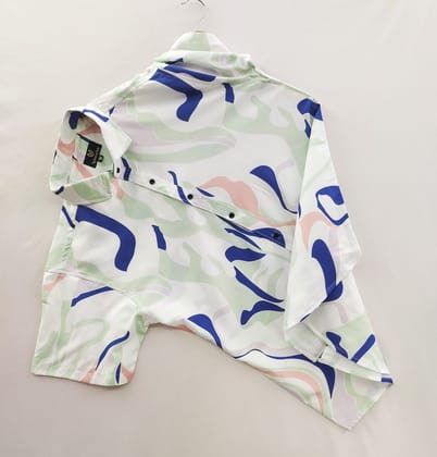 Geometrical Printed Shirt for casual and beach wear-M