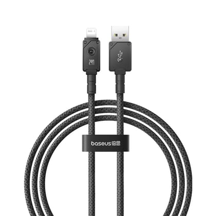 Baseus Unbreakable Series Fast Charging Data Cable USB to iPhone 2.4A - P10355802111-00-1m / Black