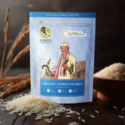 Organic Indrayani Rice - 1 kg-1 kg