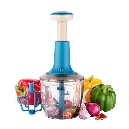 Manual Kitchen Vegetable Chopper, Multicolor