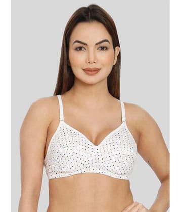 ILRASO Cotton Non Padded Womens T-Shirt Bra ( White ) - None