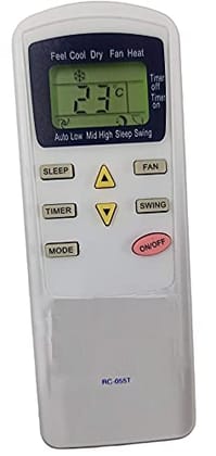 Ehop RC-055T Compatible AC Remote Control for Bluestar Air Conditioner VE-41 (Please Match The Image with Your existing or Old Remote Before Ordering)