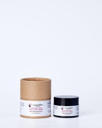 Hand & Foot Cream | Dry hands natural remedy | Cocoa Butter & Rose