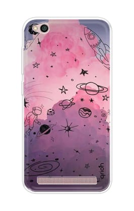 Space Doodles Art Soft Cover For xiaomi redmi 5a