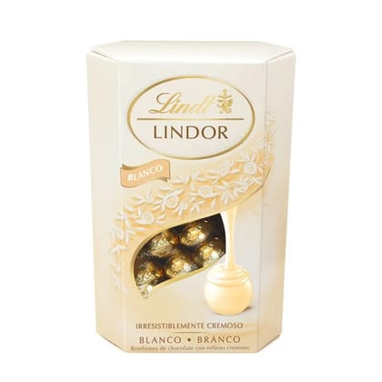 Lindt Lindor Chocolate- Blanco, 200 gm
