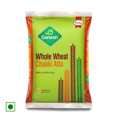 Ganesh Whole Wheat Chakki Atta, 10 kg Pack