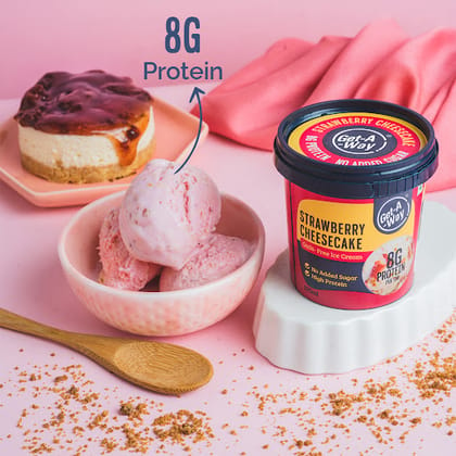Strawberry Cheesecake Ice Cream [125 Ml]