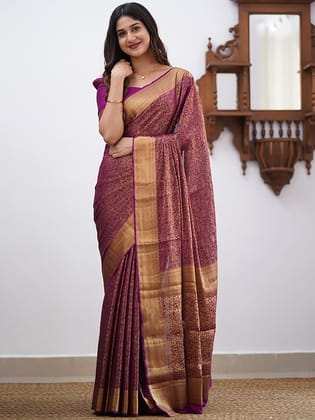 Woven Design Zari Banarasi Saree