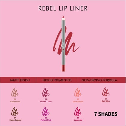 Lenphor Rebel Lip Liner 1.2 gm-Pinkish Craze