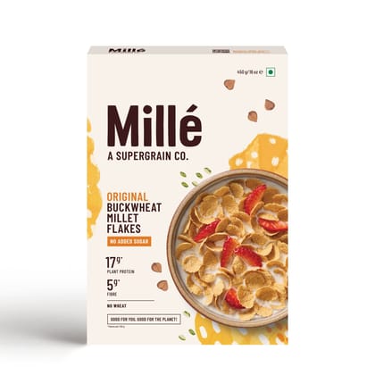 Mille : Original Buckwheat (Kuttu) Millet Flakes