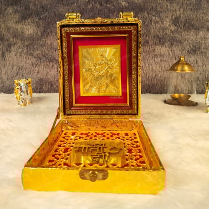 Jai Mata Di With Attachi Gift Box Gold Coated